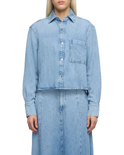 7 For All Mankind Ivy Shirt In Blue