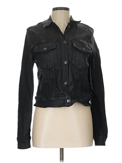 Pre-owned 7 For All Mankind Jacket In Black
