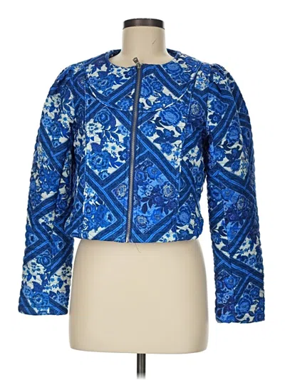 Pre-owned 7 For All Mankind Jacket In Blue