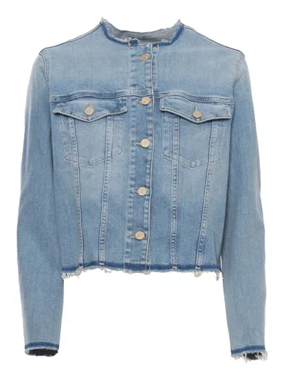 7 For All Mankind Jacket In Blue