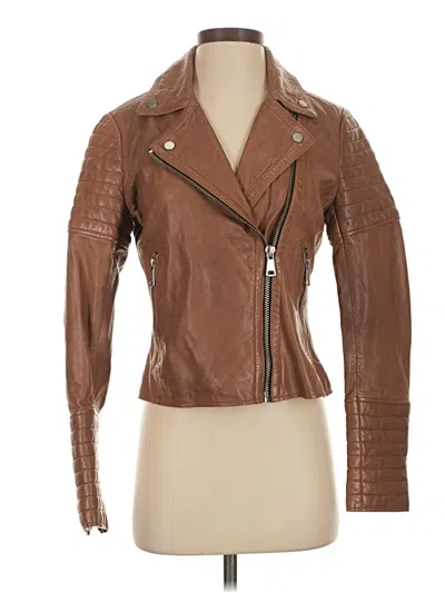 Pre-owned 7 For All Mankind Jacket In Brown