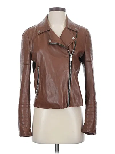 Pre-owned 7 For All Mankind Jacket In Brown