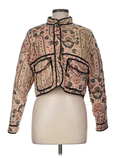 Pre-owned 7 For All Mankind Jacket In Gold