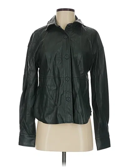 Pre-owned 7 For All Mankind Jacket In Green