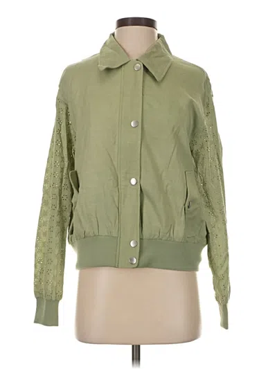 7 For All Mankind Jacket In Green