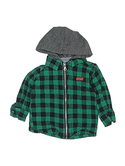 Pre-owned 7 For All Mankind Babies' Jacket In Green