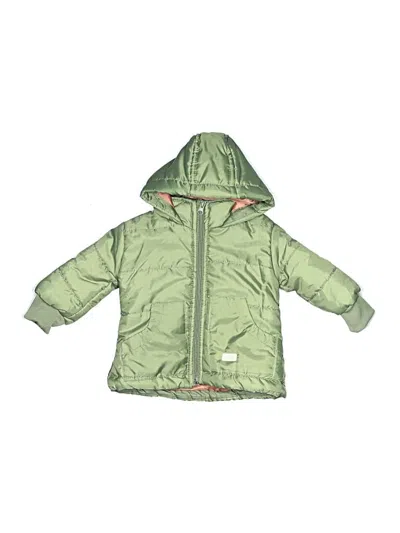 Pre-owned 7 For All Mankind Babies' Jacket In Green