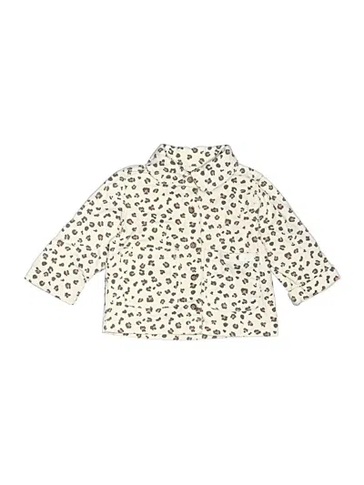 Pre-owned 7 For All Mankind Kids' Jacket In Ivory
