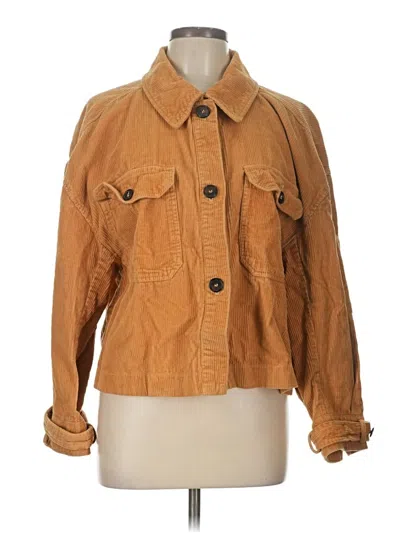 Pre-owned 7 For All Mankind Jacket In Tan