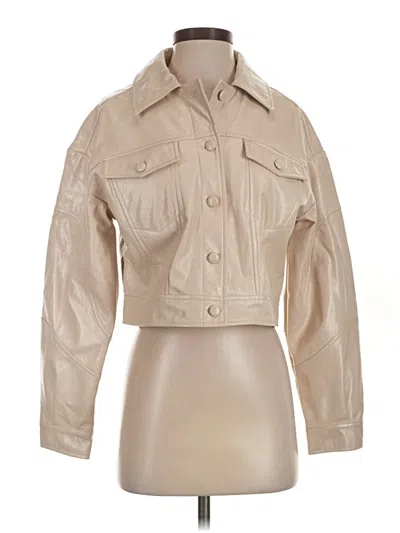 Pre-owned 7 For All Mankind Jacket In Tan