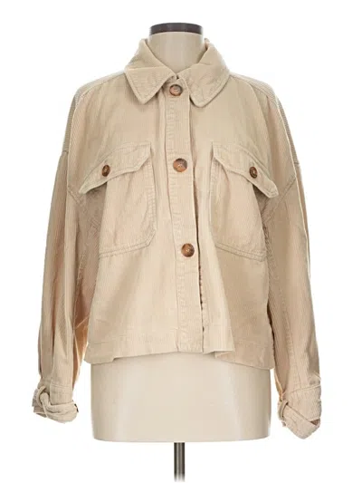 Pre-owned 7 For All Mankind Jacket In Tan
