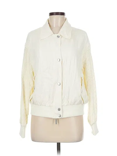 Pre-owned 7 For All Mankind Jacket In White