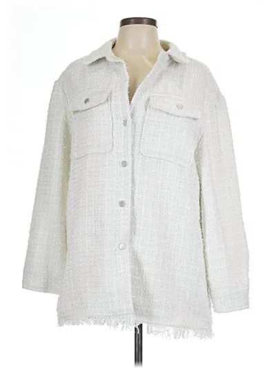 Pre-owned 7 For All Mankind Jacket In White