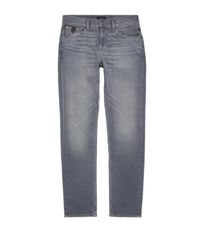 7 For All Mankind Japanese Denim Slim-fit Jeans In Blue