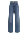 7 For All Mankind Luxe Vintage High-rise Wide-leg Jeans In Blue