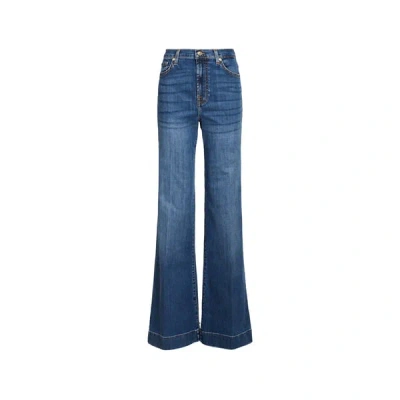 7 For All Mankind Jean Flare Modern Dojo In Blue