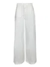 7 For All Mankind Willow High Rise Wide Leg Jeans In Linen Ostuni