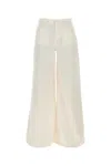 7 For All Mankind Willow High Rise Wide Leg Jeans In Linen Ostuni
