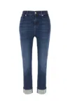 7 For All Mankind Stretch Denim La Jolla Jeans In Blue