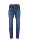 7 For All Mankind Luxe Performance Plus Slimmy Tapered Slim Fit Jeans In Deep Blue In Blue