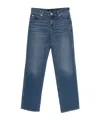 7 For All Mankind Bleached-effect Jeans