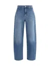 7 For All Mankind Bonnie High Rise Jeans In Santa Cruz In Blue