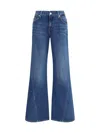 7 For All Mankind Seam-detailing Jeans In Blue