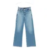7 For All Mankind Denim Wide-leg Jeans In Blue