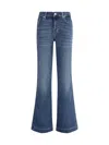 7 For All Mankind Modern Dojo High-rise Almost Love Flare Trouser Jean In Blue