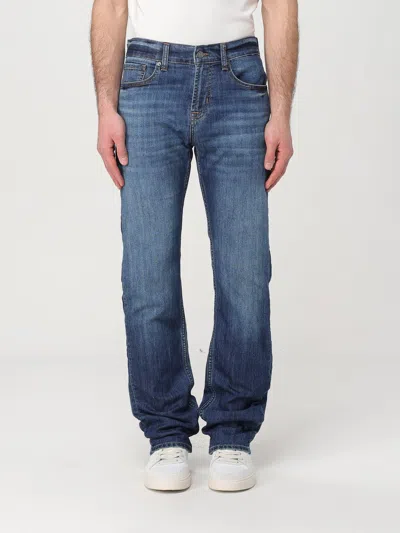 7 For All Mankind Jeans  Men Colour Black