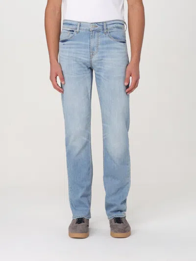 7 For All Mankind Jeans  Men Color Black