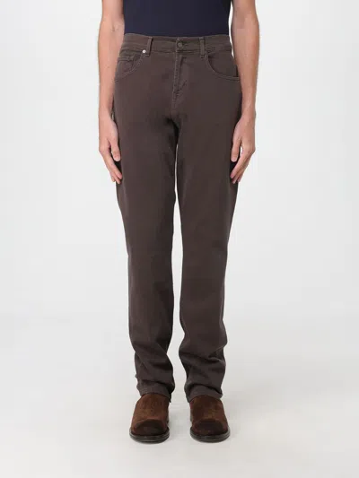 7 For All Mankind Jeans  Men Color Denim In Brown