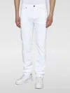 7 For All Mankind Luxe Performance Slimmy Tapered In White In Weiss