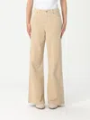 7 For All Mankind Jeans  Woman Color Beige In Beige