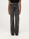 7 For All Mankind Wide-leg High-waist Jeans With Soft Finish In Black
