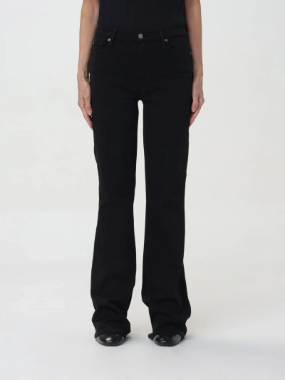 7 For All Mankind Jeans  Woman Color Black