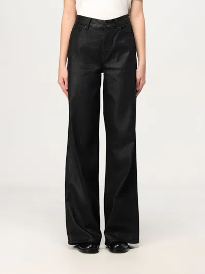 7 For All Mankind Jeans  Woman Color Black In Schwarz