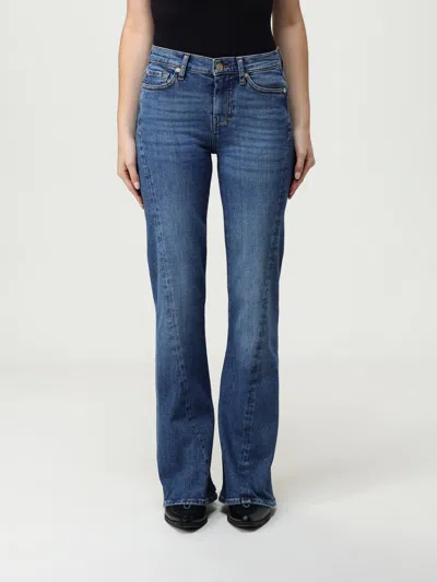 7 For All Mankind Jeans  Woman Color Blue