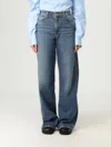 7 For All Mankind Jeans  Woman Color Blue In Blue