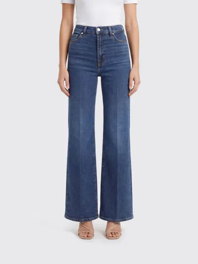 7 For All Mankind Jeans Woman  In Blue