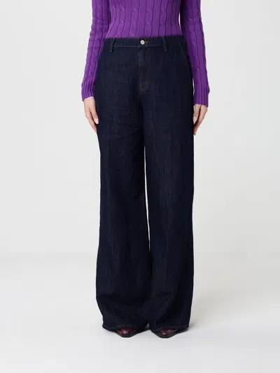 7 For All Mankind Jeans Woman  In Blue