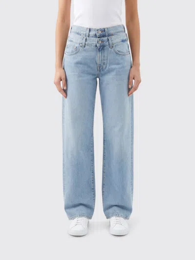 7 For All Mankind Jeans Woman  In Blue