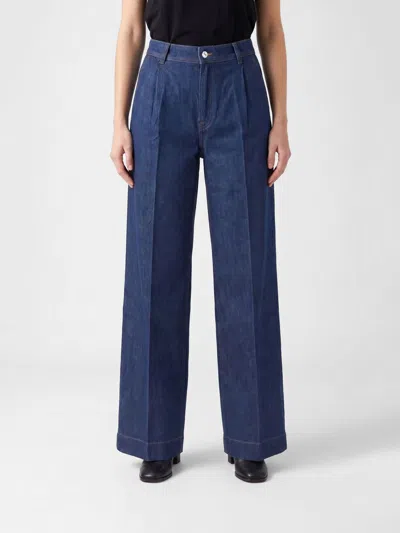 7 For All Mankind Jeans Woman  In Blue