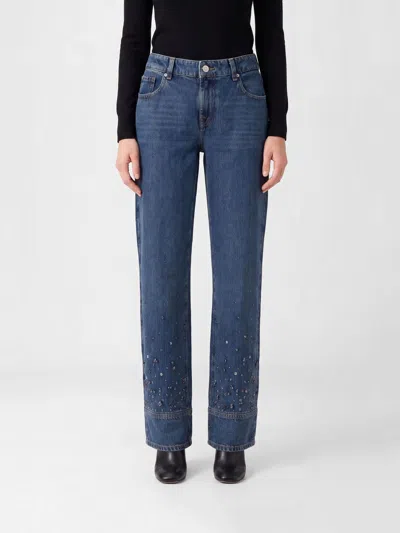 7 For All Mankind Jeans Woman  In Blue