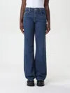 7 FOR ALL MANKIND JEANS 7 FOR ALL MANKIND WOMAN COLOR BLUE,F39940009