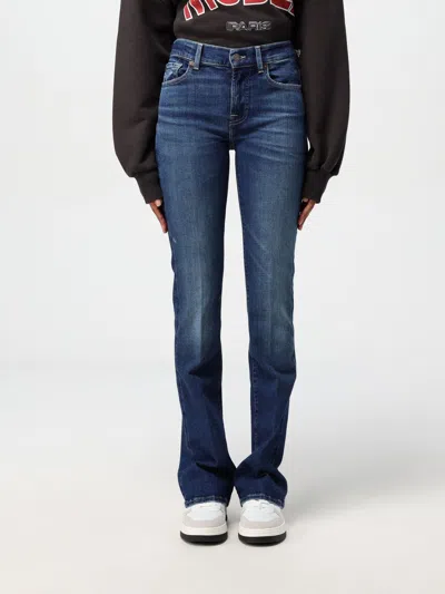 7 For All Mankind Jeans  Woman Color Blue In Blau