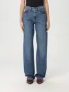 7 For All Mankind Jeans  Woman Color Denim In Denim