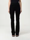 7 For All Mankind Jeans  Woman Color Denim In Black