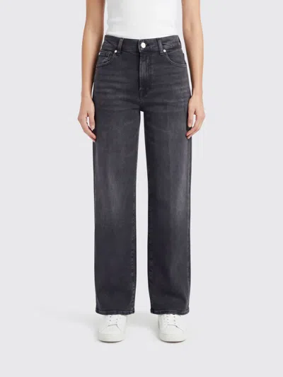 7 For All Mankind Jeans Woman  In Black