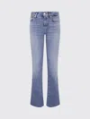 7 For All Mankind Jeans  Woman Color Denim In Blue